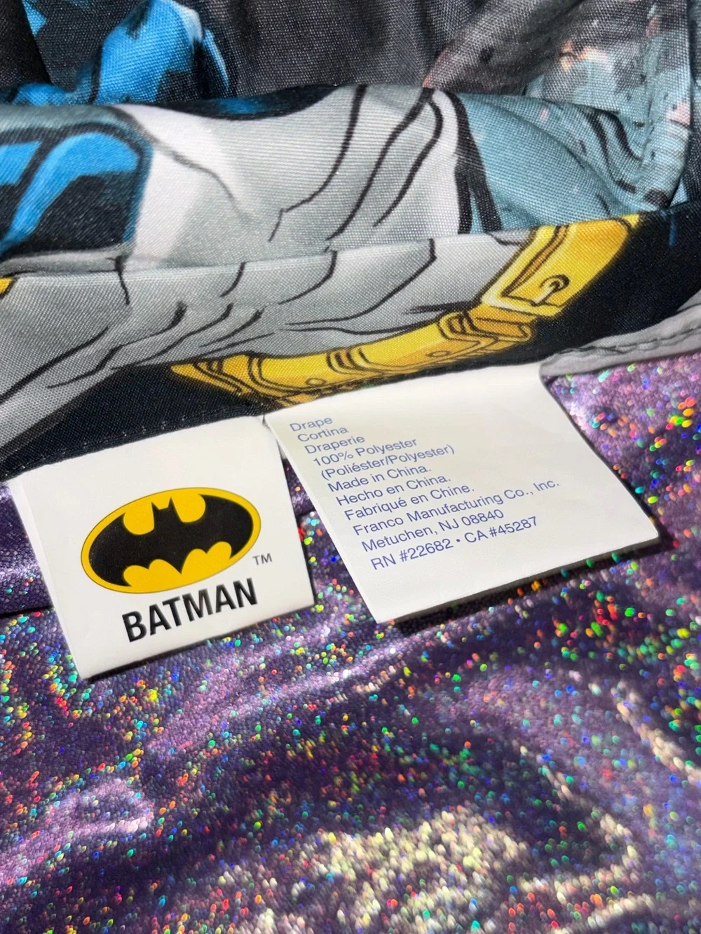 Kids Room Batman Curtains